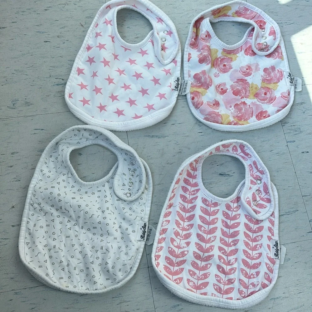 KIDDY STAR BIBS (4PCS)